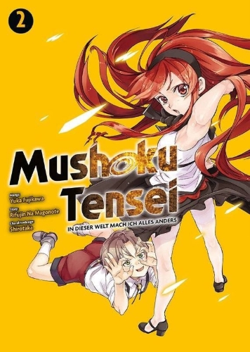 Buchcover und Innenansicht für das Buch: Mushoku Tensei - In dieser Welt mach ich alles anders 02