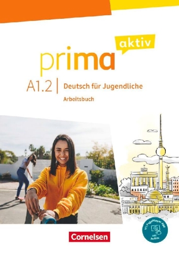 Buchcover und Innenansicht für das Buch: Prima aktiv A1: Band 02. Arbeitsbuch inkl. PagePlayer-App