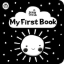 Buchcover und Innenansicht für das Buch: Baby Touch: My First Book: a black-and-white cloth book