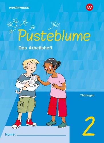 Buchcover und Innenansicht für das Buch: Pusteblume. Sachunterricht 2. Arbeitsheft. Für Thüringen