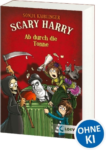 Buchcover und Innenansicht für das Buch: Scary Harry (Band 4) - Ab durch die Tonne