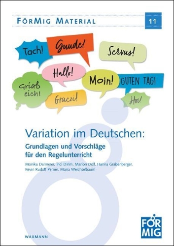 Buchcover und Innenansicht für das Buch: Variation im Deutschen: Grundlagen und Vorschläge für den Regelunterricht