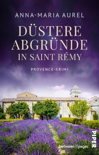 Buchcover und Innenansicht für das Buch: Düstere Abgründe in Saint Rémy
