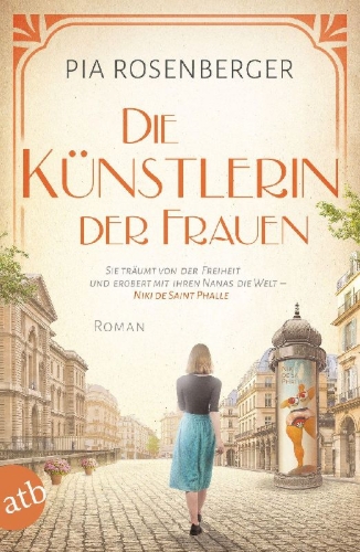 Buchcover und Innenansicht für das Buch: Die Künstlerin der Frauen