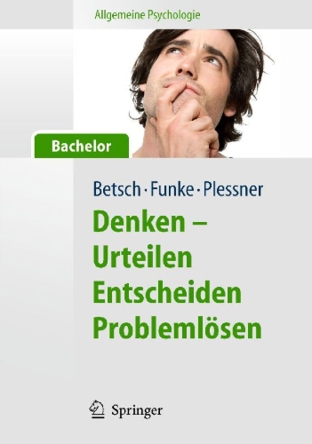 Buchcover und Innenansicht für das Buch: Denken - Urteilen, Entscheiden und Problemlösen