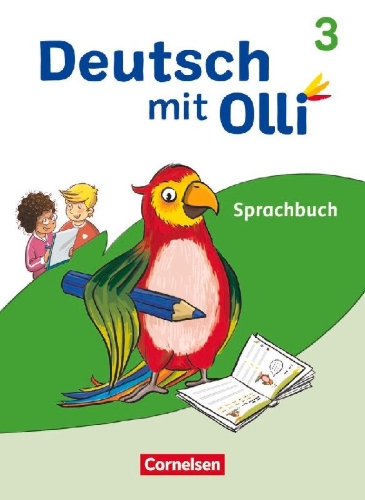 Buchcover und Innenansicht für das Buch: Deutsch mit Olli - Sprache 2-4 - Ausgabe 2021 - 3. Schuljahr
