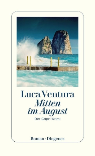 Buchcover und Innenansicht für das Buch: Mitten im August
