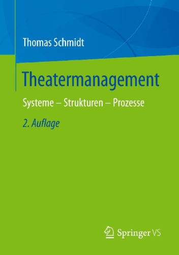 Buchcover und Innenansicht für das Buch: Theatermanagement