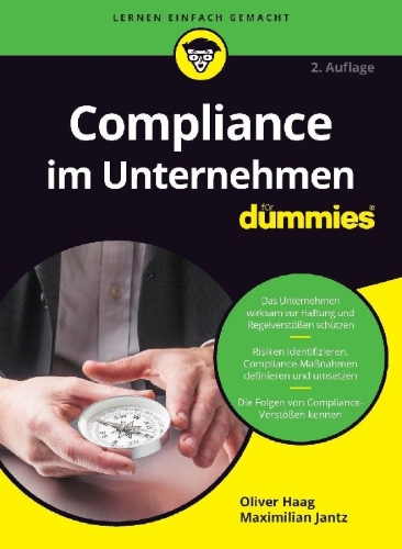 Buchcover und Innenansicht für das Buch: Compliance im Unternehmen für Dummies