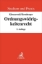 Buchcover und Innenansicht für das Buch: Ordnungswidrigkeitenrecht