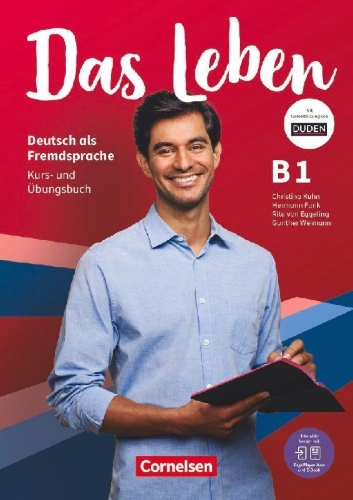 Buchcover und Innenansicht für das Buch: Das Leben - Deutsch als Fremdsprache - Allgemeine Ausgabe - B1: Gesamtband. Kurs- und Übungsbuch - Mit PagePlayer-App