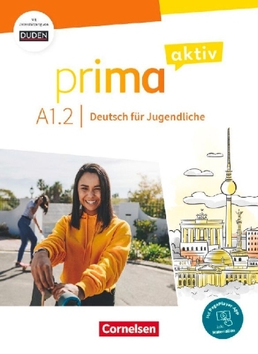 Buchcover und Innenansicht für das Buch: Prima aktiv A1. Band 2 - Kursbuch inkl. PagePlayer-App und interaktiven Übungen