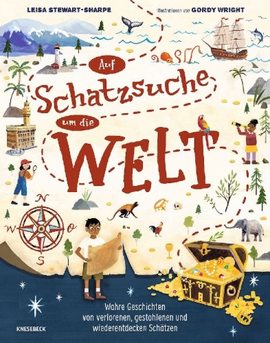 Buchcover und Innenansicht für das Buch: The Treasure Hunt