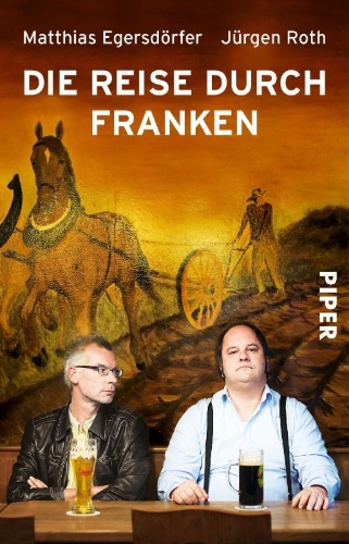 Buchcover und Innenansicht für das Buch: Die Reise durch Franken