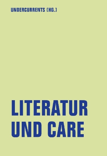Buchcover und Innenansicht für das Buch: Literatur und Care