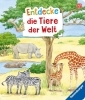 Buchcover und Innenansicht für das Buch: Entdecke die Tiere der Welt