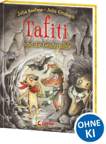 Buchcover und Innenansicht für das Buch: Tafiti und die Geisterhöhle (Band 15)