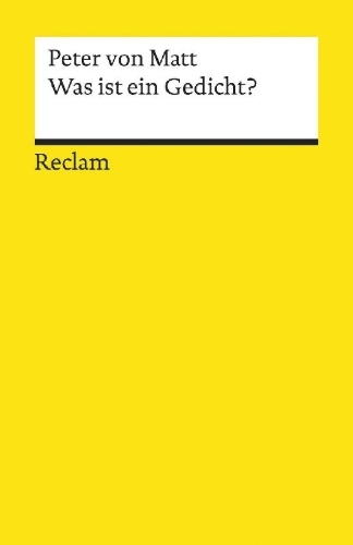 Buchcover und Innenansicht für das Buch: Was ist ein Gedicht?