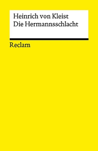 Buchcover und Innenansicht für das Buch: Die Hermannsschlacht. Ein Drama