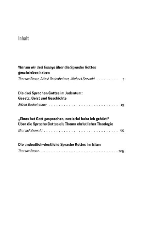 Buchcover und Innenansicht für das Buch: Welche Sprache spricht Gott?