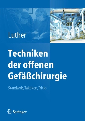 Buchcover und Innenansicht für das Buch: Techniken der offenen Gefäßchirurgie