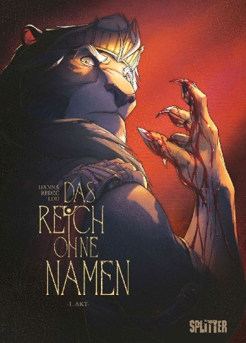 Buchcover und Innenansicht für das Buch: Le royaume sans nom 1