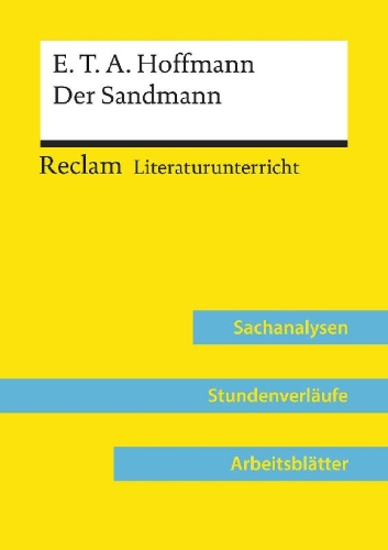 Buchcover und Innenansicht für das Buch: E. T. A. Hoffmann: Der Sandmann (Lehrerband)