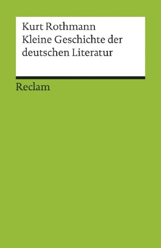 Buchcover und Innenansicht für das Buch: Kleine Geschichte der deutschen Literatur