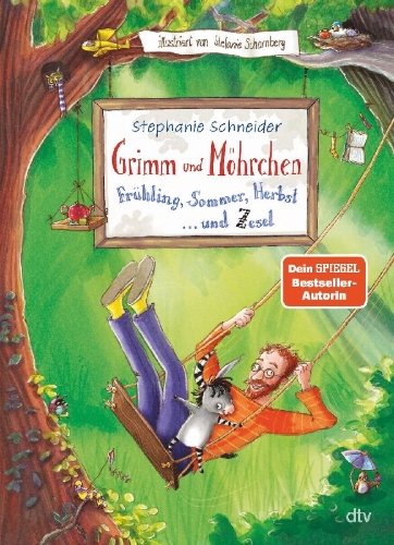 Buchcover und Innenansicht für das Buch: Grimm und Möhrchen - Frühling, Sommer, Herbst und Zesel