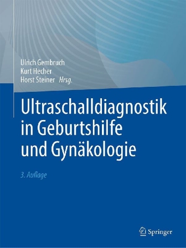 Buchcover und Innenansicht für das Buch: Ultraschalldiagnostik in Geburtshilfe und Gynäkologie