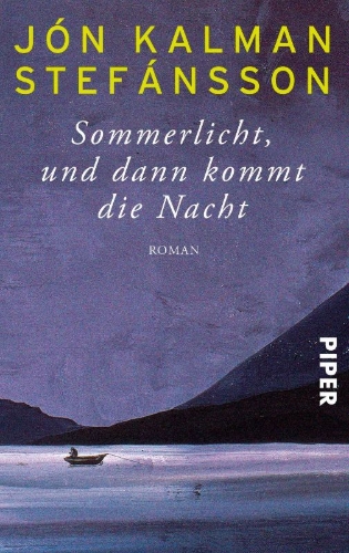 Buchcover und Innenansicht für das Buch: Sumarljós og svo kemur nóttin