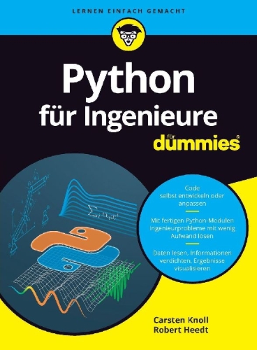 Buchcover und Innenansicht für das Buch: Python für Ingenieure für Dummies