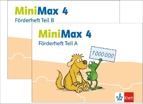 Buchcover und Innenansicht für das Buch: MiniMax 4. Förderheft (Teil A und Teil B) Klasse 4