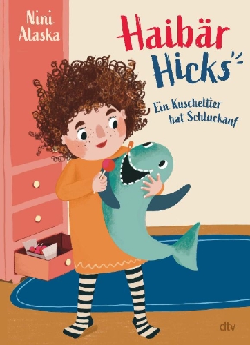 Buchcover und Innenansicht für das Buch: Haibär Hicks - Ein Kuscheltier hat Schluckauf