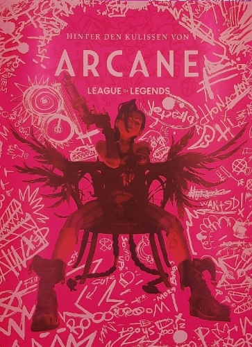 Buchcover und Innenansicht für das Buch: The Art and Making of Arcane
