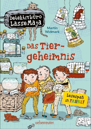 Buchcover und Innenansicht für das Buch: LasseMajas Detektivbyrå. Zoomysteriet