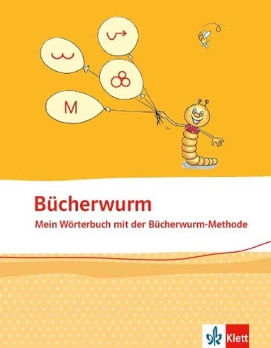 Buchcover und Innenansicht für das Buch: Bücherwurm. Mein Wörterbuch mit Rechtschreibstrategien
