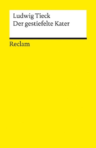 Buchcover und Innenansicht für das Buch: Der gestiefelte Kater. Kindermärchen in drei Akten. Mit Zwischenspielen, einem Prologe und Epiloge