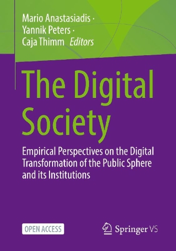 Buchcover und Innenansicht für das Buch: The Digital Society