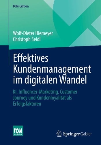 Buchcover und Innenansicht für das Buch: Effektives Kundenmanagement im digitalen Wandel