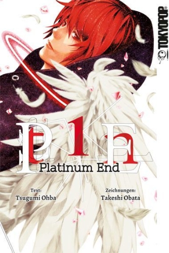 Buchcover und Innenansicht für das Buch: Platinum End 01