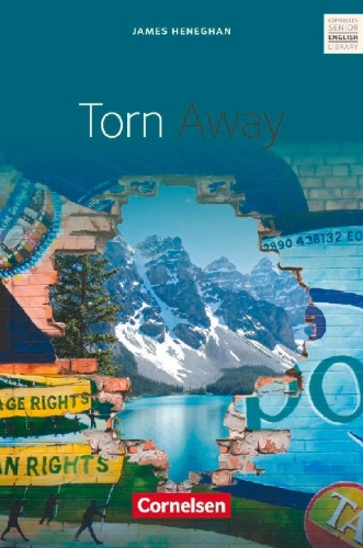 Buchcover und Innenansicht für das Buch: Torn Away. Mit Materialien
