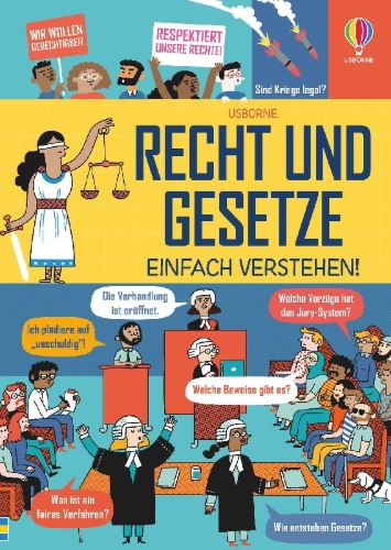 Buchcover und Innenansicht für das Buch: Recht und Gesetze - einfach verstehen!