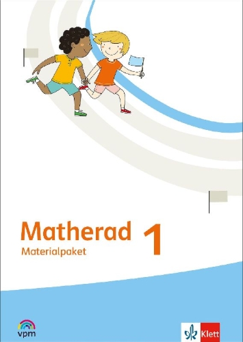 Buchcover und Innenansicht für das Buch: Matherad 1. Materialpaket Klasse 1