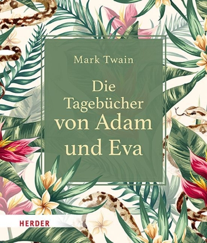 Buchcover und Innenansicht für das Buch: Die Tagebücher von Adam und Eva