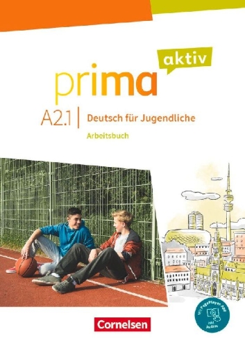 Buchcover und Innenansicht für das Buch: Prima aktiv A2. Band 1 - Arbeitsbuch inkl. PagePlayer-App