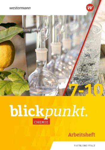 Buchcover und Innenansicht für das Buch: Blickpunkt Chemie - Ausgabe 2023 für Rheinland-Pfalz
