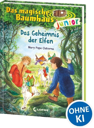 Buchcover und Innenansicht für das Buch: Das magische Baumhaus junior (Band 38) - Das Geheimnis der Elfen