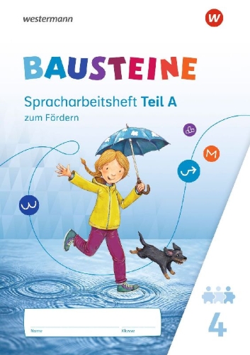Buchcover und Innenansicht für das Buch: BAUSTEINE Spracharbeitshefte 4. Spracharbeitsheft zum Fördern