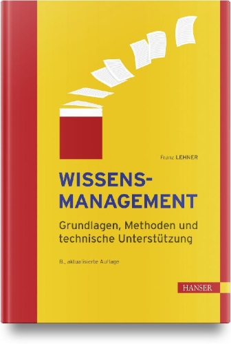 Buchcover und Innenansicht für das Buch: Wissensmanagement